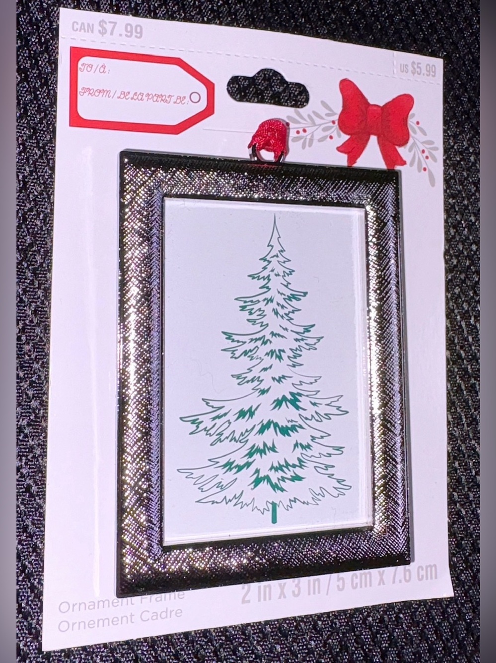 Studio Decor NWT Silver Vertical Rectangle Style Ornament Frame 1 Piece